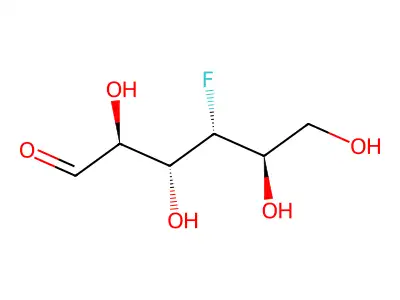 4-Deoxy-4-fluoromannose structure