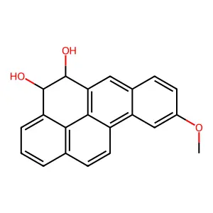 9-Methoxy-4,5-dihydroxy-4,5-dihydrobenzo(a)pyrene structure
