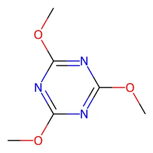 2,4,6-Trimethoxy-1,3,5-triazine structure