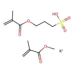 Methyl methacrylate-potassium 3-sulfopropyl methacrylate copolymer structure