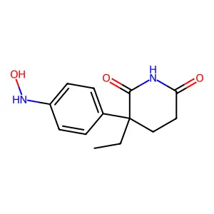 Hydroxylaminoglutethimide structure