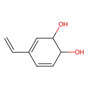 3,5-Cyclohexadiene-1,2-diol, 4-ethenyl- structure