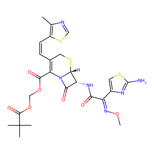 Cefditorin structure