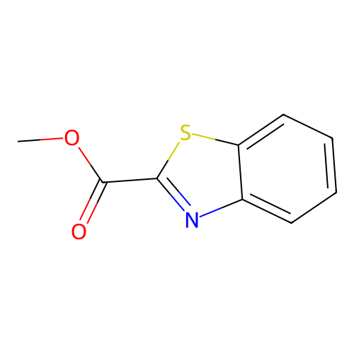 Methyl 1,3-benzothiazole-2-carboxylate structure