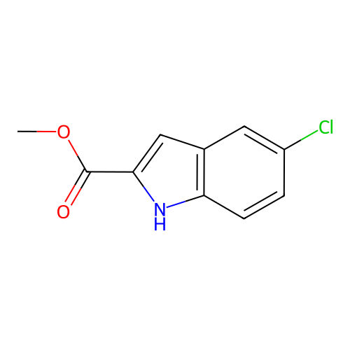 Methyl 5-chloro-1H-indole-2-carboxylate structure