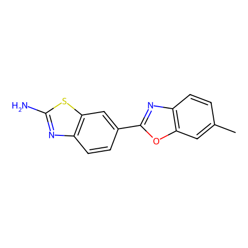 6-(6-Methyl-1,3-benzoxazol-2-yl)-1,3-benzothiazol-2-amine structure