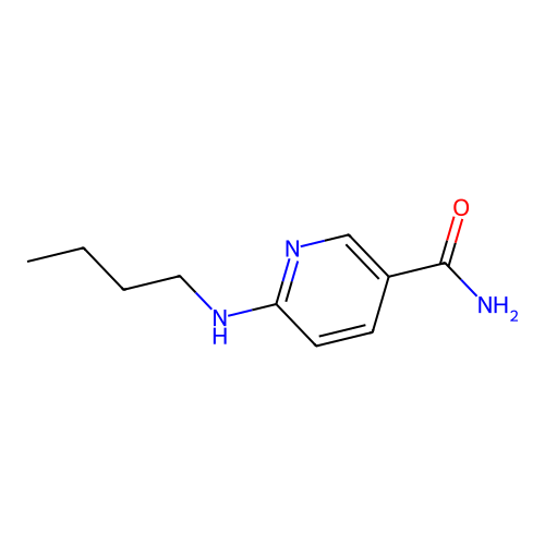 6-(丁氨基)吡啶-3-甲酰胺 structure