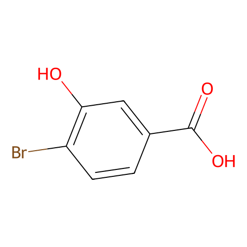 4-Bromo-3-hydroxybenzoic acid structure