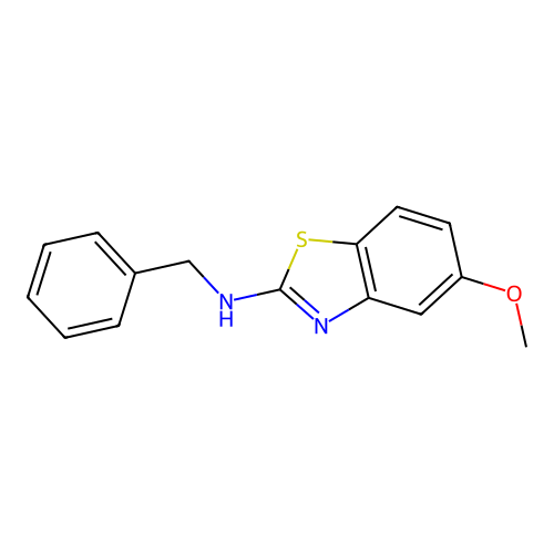 N-benzyl-5-methoxy-1,3-benzothiazol-2-amine structure