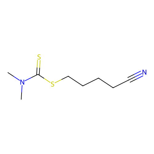 4-Cyanobutyl dimethylcarbamodithioate structure