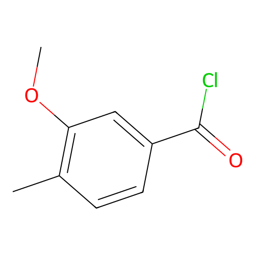3-Methoxy-4-methylbenzoyl chloride structure