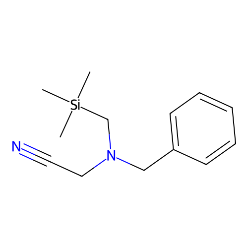 N-Benzyl-N-(trimethylsilylmethyl)aminoacetonitrile structure
