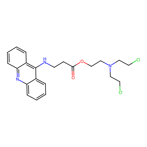 Amustaline structure