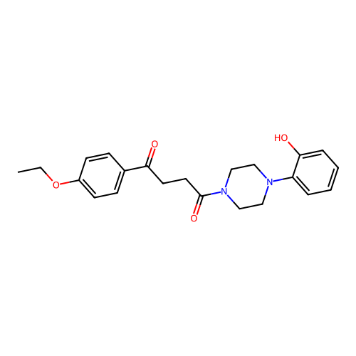 1-(4-Ethoxyphenyl)-4-[4-(2-hydroxyphenyl)piperazin-1-yl]butane-1,4-dione structure