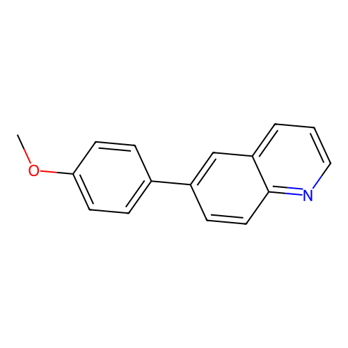 6-(4-Methoxyphenyl)quinoline structure