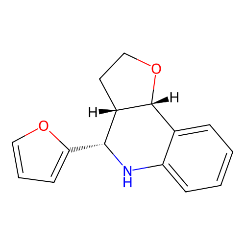 (3aS,4S,9bS)-4-(furan-2-yl)-2,3,3a,4,5,9b-hexahydrofuro[3,2-c]quinoline structure