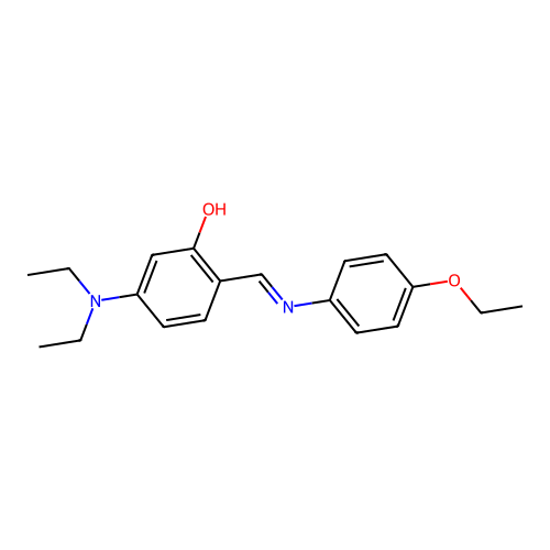5-(Diethylamino)-2-{[(4-ethoxyphenyl)imino]methyl}phenol structure