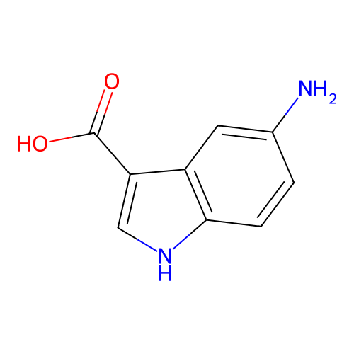 5-Amino-1H-indole-3-carboxylic acid structure