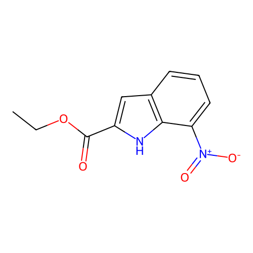 Ethyl 7-nitro-1H-indole-2-carboxylate structure