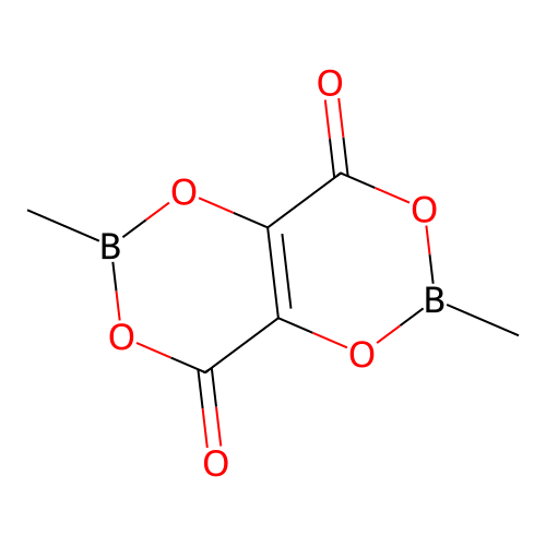 [1,3,2]Dioxaborino[5,4-d]-1,3,2-dioxaborin-4,8-dione, 2,6-dimethyl- structure