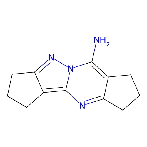 1,2,3,7,8,9-hexahydrocyclopenta[d]cyclopenta[3,4]pyrazolo[1,5-a]pyrimidin-6-amine structure