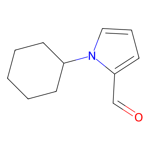 1-Cyclohexyl-1H-pyrrole-2-carbaldehyde structure