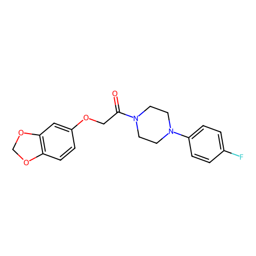 2-(1,3-Benzodioxol-5-yloxy)-1-[4-(4-fluorophenyl)piperazin-1-yl]ethanone structure