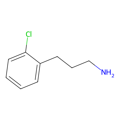 3-(2-Chlorophenyl)propan-1-amine structure