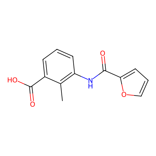 3-[(Furan-2-carbonyl)-amino]-2-methyl-benzoic acid structure