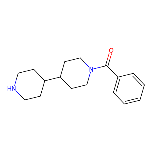 1-Benzoyl-4,4'-bipiperidine structure