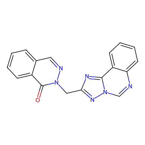 2-([1,2,4]triazolo[1,5-c]quinazolin-2-ylmethyl)phthalazin-1(2H)-one structure