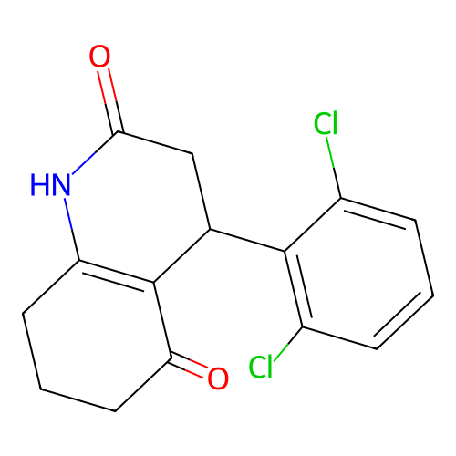4-(2,6-Dichlorophenyl)-1,3,4,6,7,8-hexahydroquinoline-2,5-dione structure