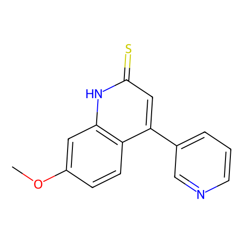 7-Methoxy-4-(pyridin-3-yl)quinoline-2-thiol structure