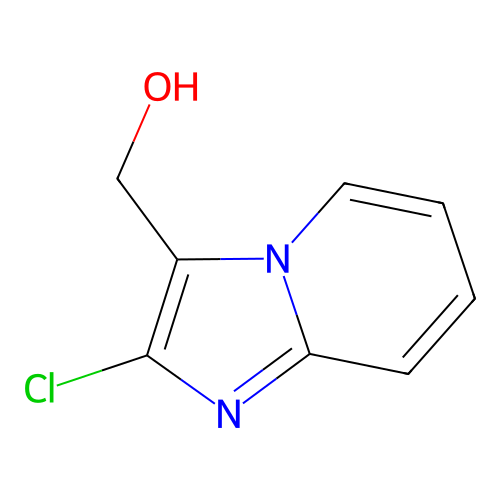 (2-Chloroimidazo[1,2-a]pyridin-3-yl)methanol structure