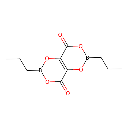 [1,3,2]Dioxaborino[5,4-d]-1,3,2-dioxaborin-4,8-dione, 2,6-dipropyl- structure