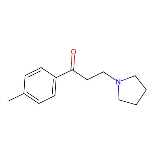 4'-Methyl-3-pyrrolidinopropiophenone structure