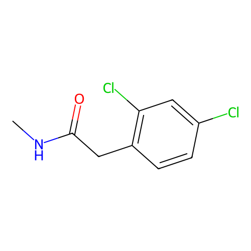 2-(2,4-dichlorophenyl)-N-methylacetamide structure