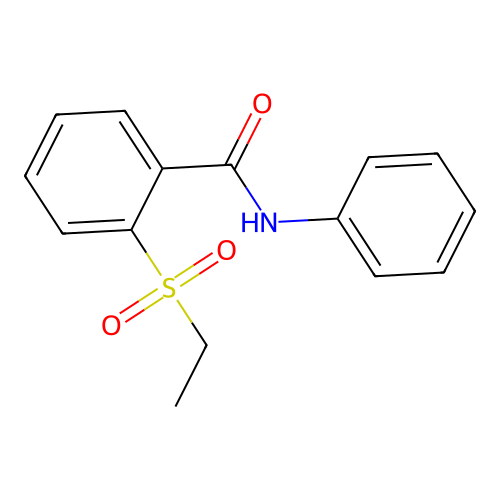 2-(ethylsulfonyl)-N-phenylbenzamide structure