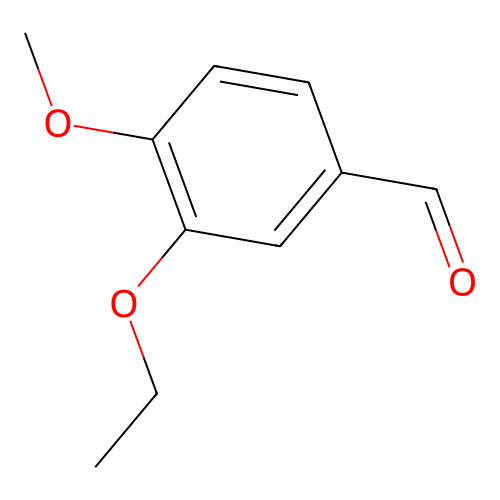 3-乙氧基-4-甲氧基苯甲醛 structure