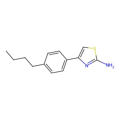 4-(4-Butylphenyl)-1,3-thiazol-2-amine structure