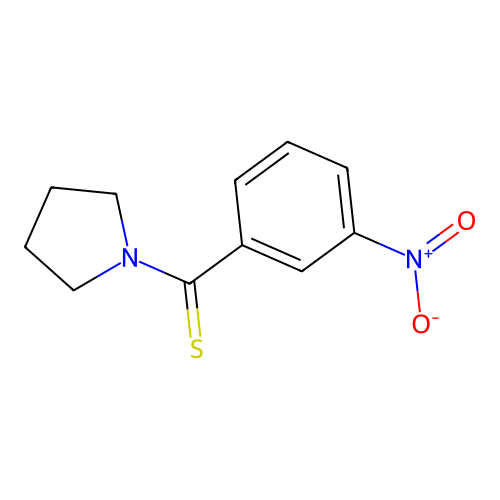 (3-Nitrophenyl)-pyrrolidin-1-ylmethanethione structure