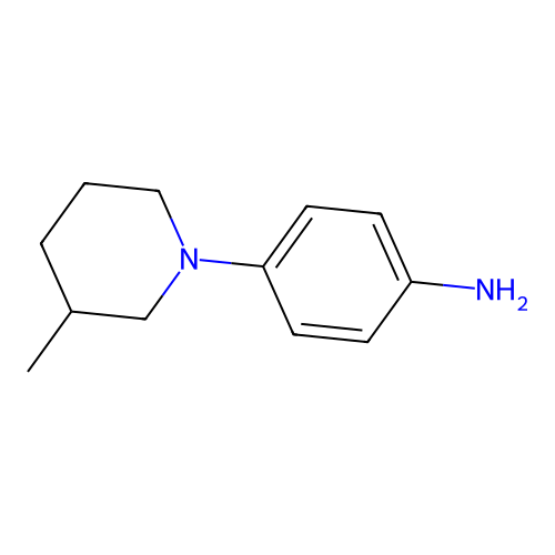 4-(3-Methylpiperidin-1-yl)aniline structure