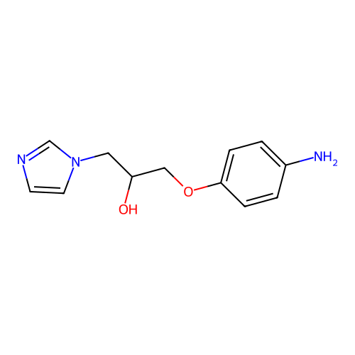 1-(4-Amino-phenoxy)-3-imidazol-1-yl-propan-2-ol structure