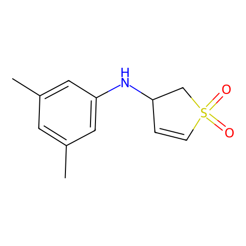 N-(3,5-dimethylphenyl)-1,1-dioxo-2,3-dihydrothiophen-3-amine structure