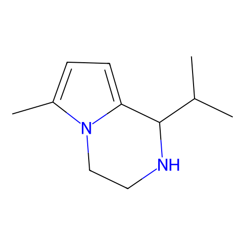1-Isopropyl-6-methyl-1,2,3,4-tetrahydropyrrolo[1,2-a]pyrazine structure
