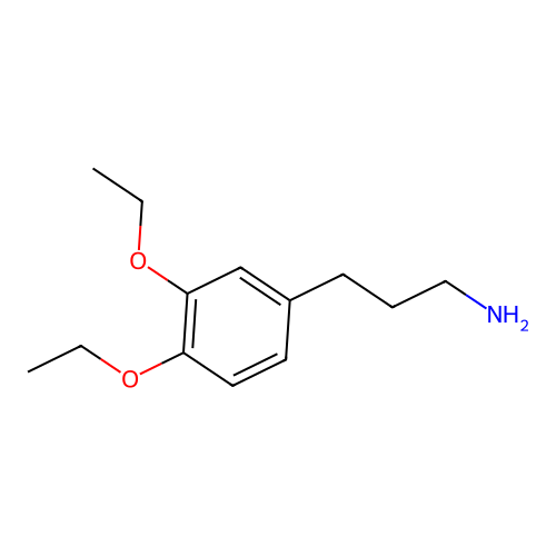 3-(3,4-Diethoxyphenyl)propan-1-amine structure