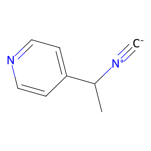 4-(1-Isocyanoethyl)pyridine structure