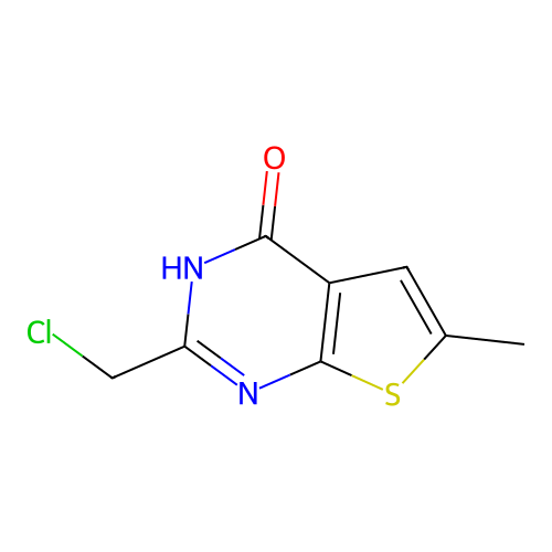 2-(Chloromethyl)-6-methylthieno[2,3-d]pyrimidin-4(3H)-one structure