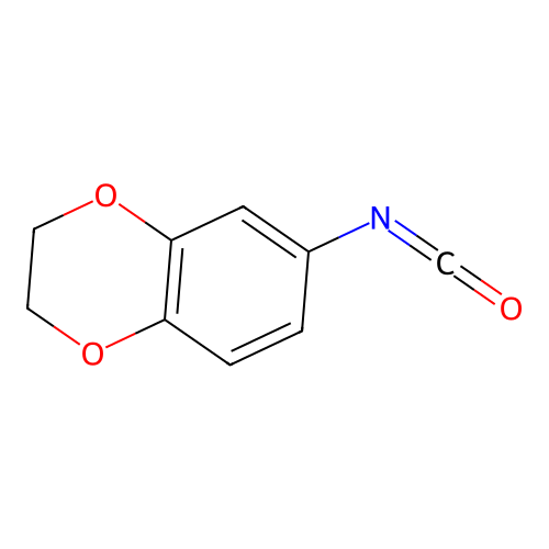 6-Isocyanato-2,3-dihydro-1,4-benzodioxine structure