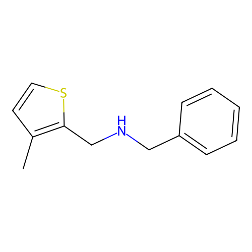 N-benzyl-1-(3-methylthiophen-2-yl)methanamine structure
